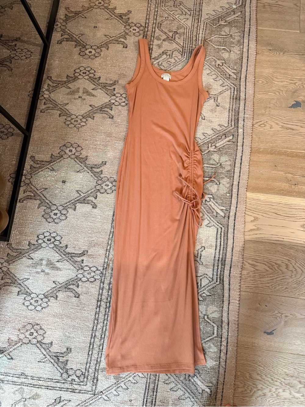 l*space Ribbed Tank Maxi Dress in Rust